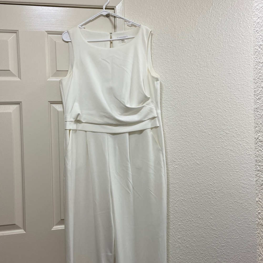 Calvin Klein White Jumpsuit